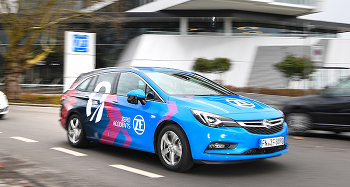 The ZF Dream Car will be interpreting data from 9,200km away